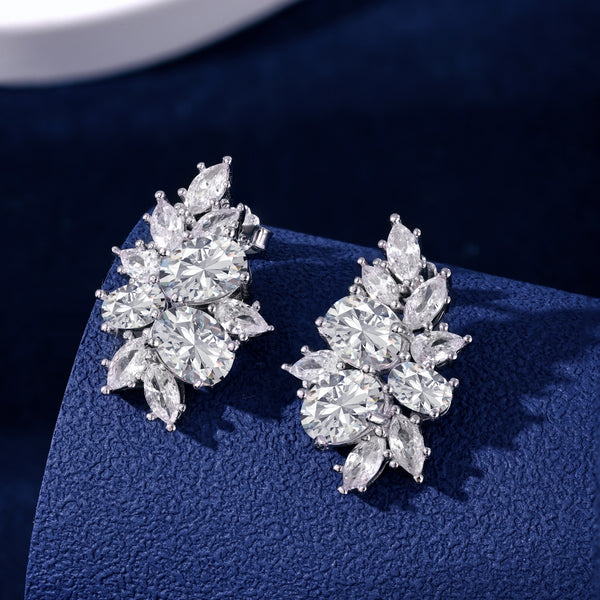 Crystal Flora Earrings