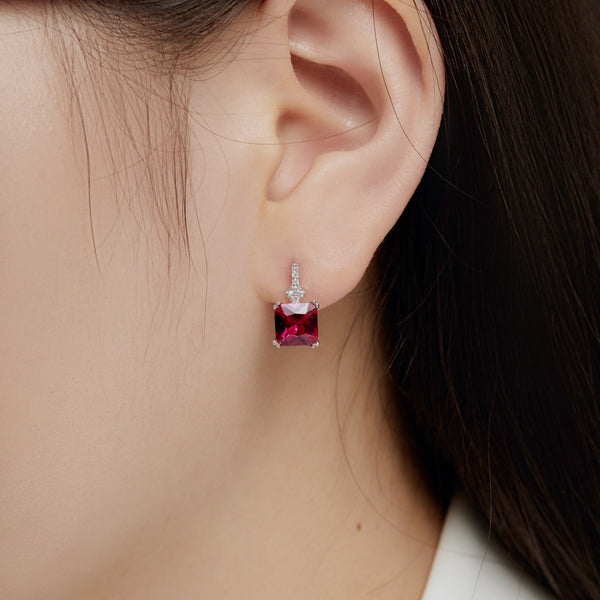 Crimson Luxe Earrings