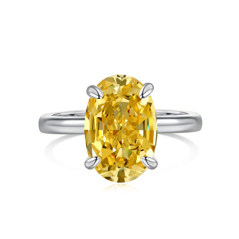 Radiant Oval Elegance Ring