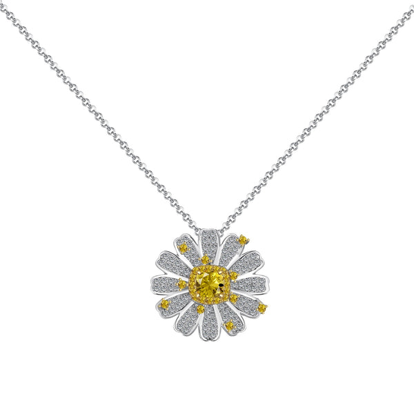 Golden Daisy Radiance Necklace