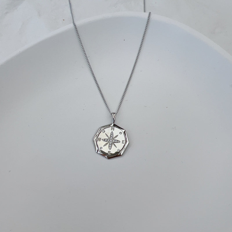 North Star Compass Necklace