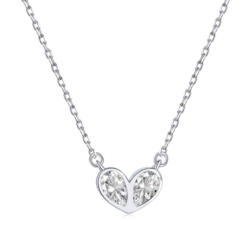 Double Heart Radiance Necklace