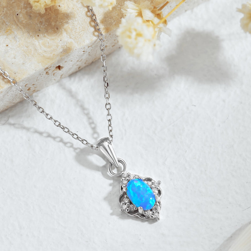 Oceanic Opal Necklace