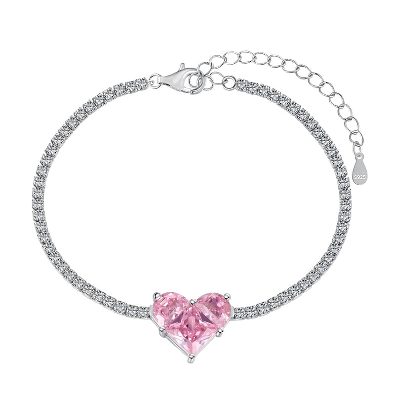 Pink Heart Radiance Bracelet