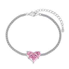 Pink Heart Radiance Bracelet