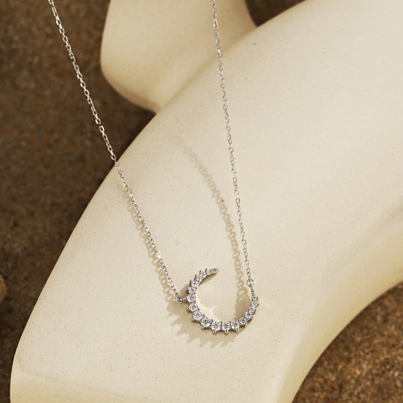 Celestial Crescent Necklace