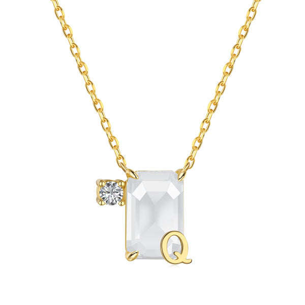 Initial Elegance Necklace (Q)