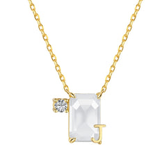 Initial Elegance Necklace (J)