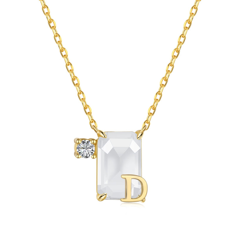 Initial Elegance Necklace (D)