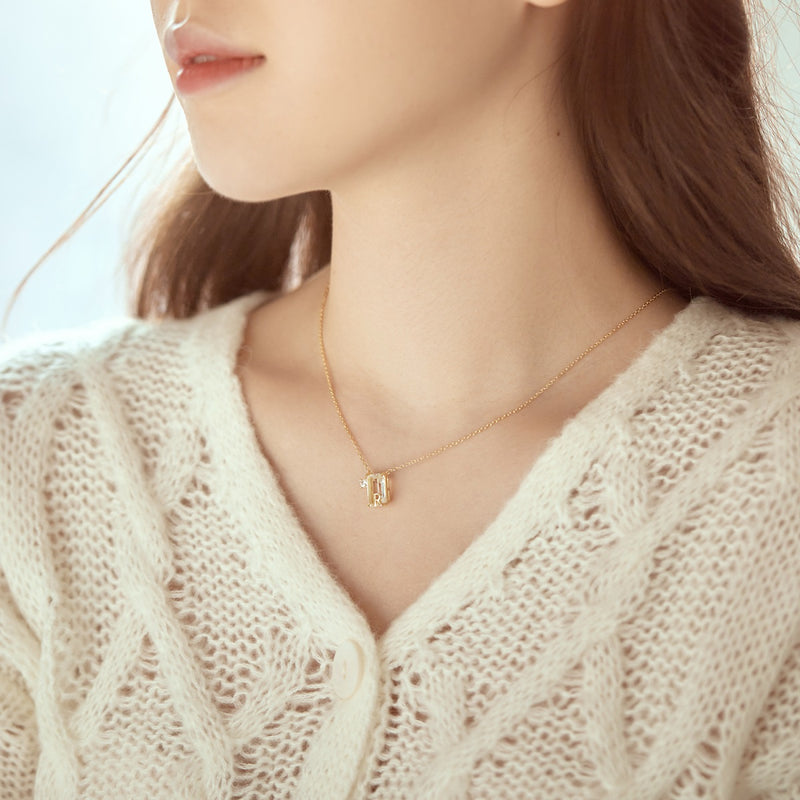 Initial Elegance Necklace (R)