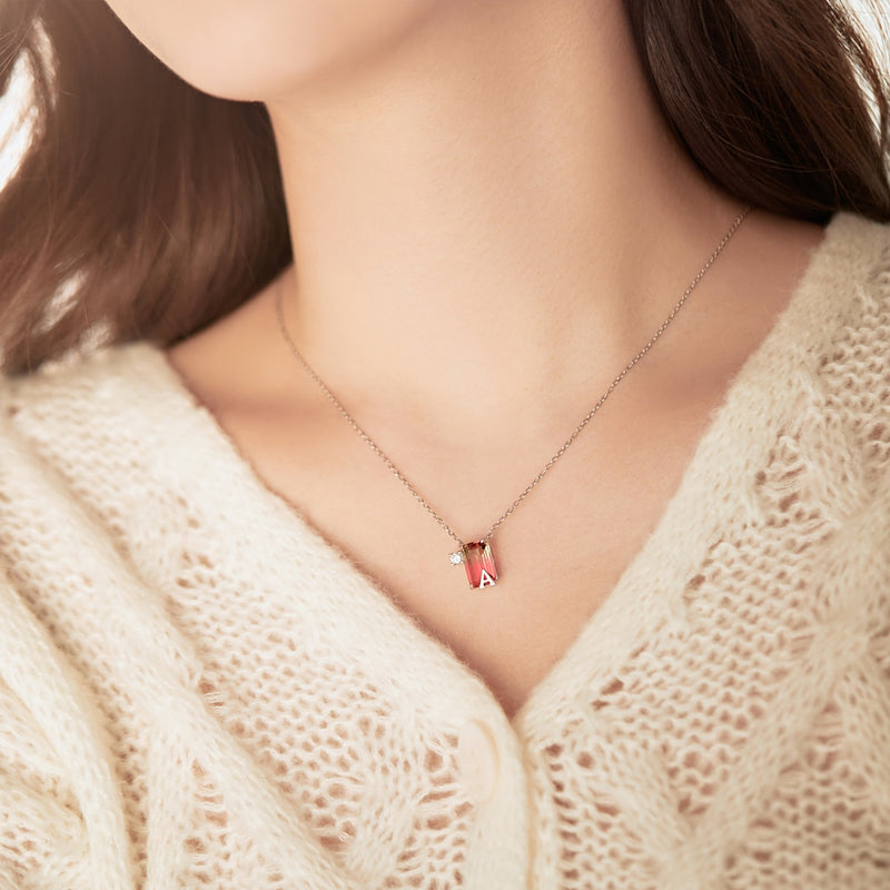 Initial Elegance Necklace (A)