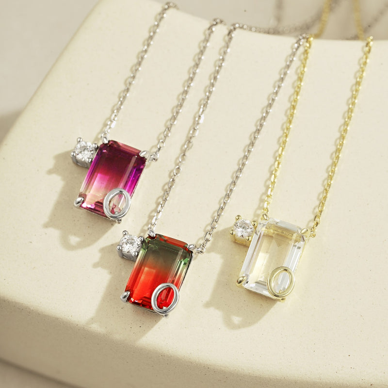 Initial Elegance Necklace (O)