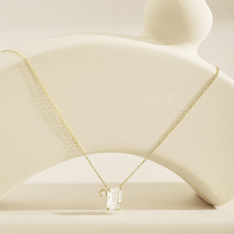 Initial Elegance Necklace (J)