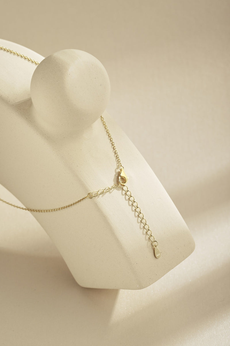 Initial Elegance Necklace (J)