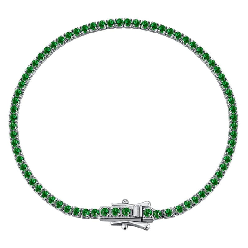 Emerald Grace Tennis Bracelet