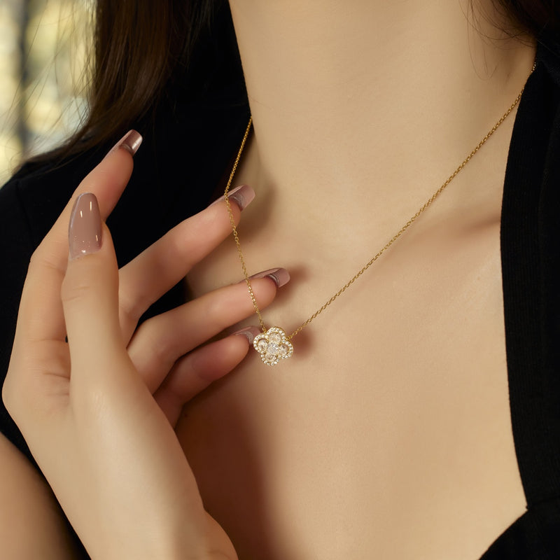 Radiant Clover Necklace