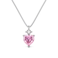 Blushing Heart Necklace