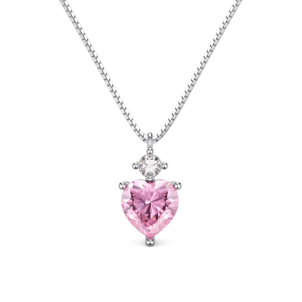 Blushing Heart Necklace