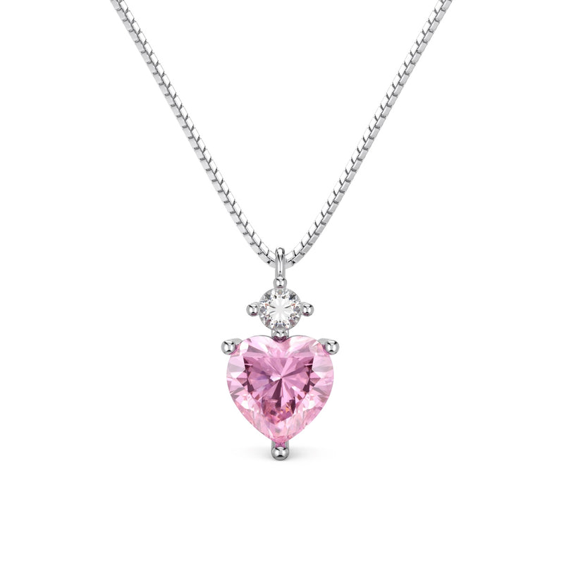 Blushing Heart Necklace