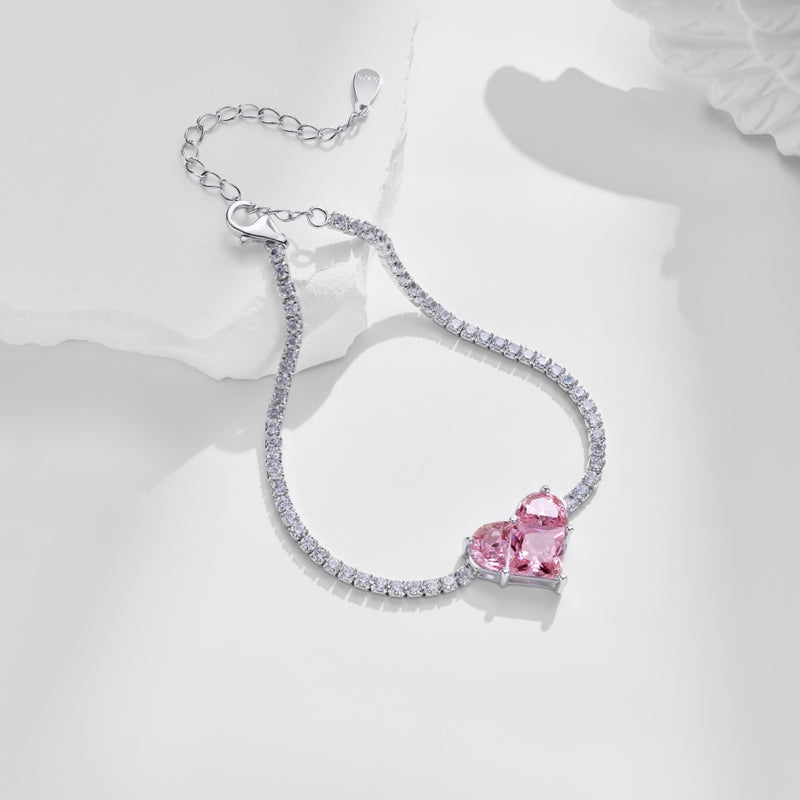 Pink Heart Radiance Bracelet