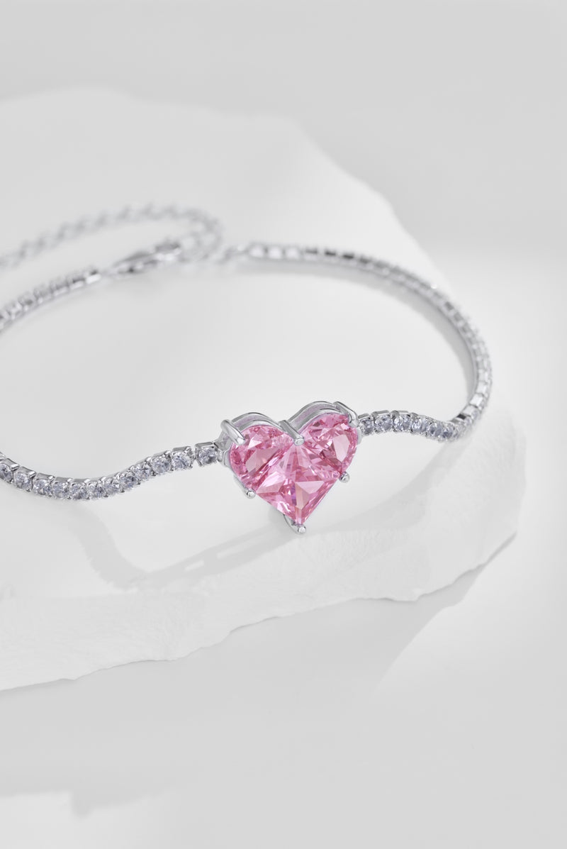 Pink Heart Radiance Bracelet