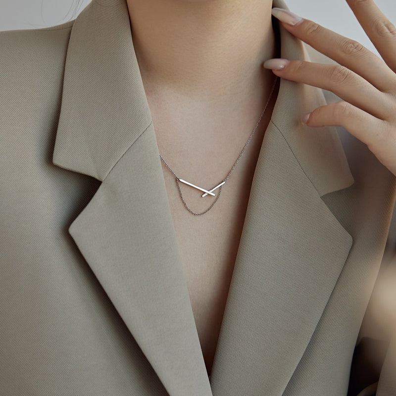 Modern Lines Necklace