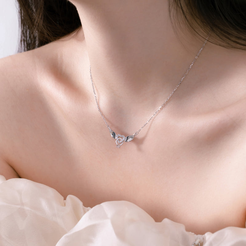 Celestial Knot Heart Necklace