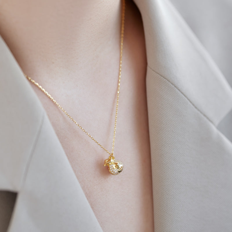 Golden Treasure Charm Necklace