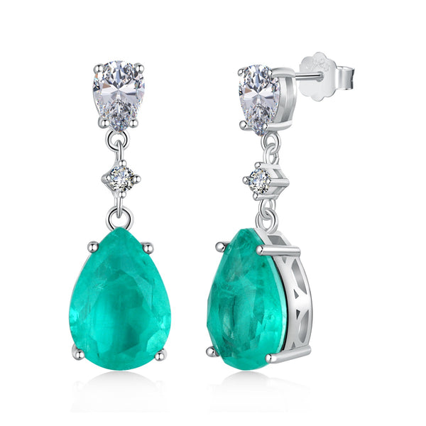 Paraiba Glow Drop Earrings