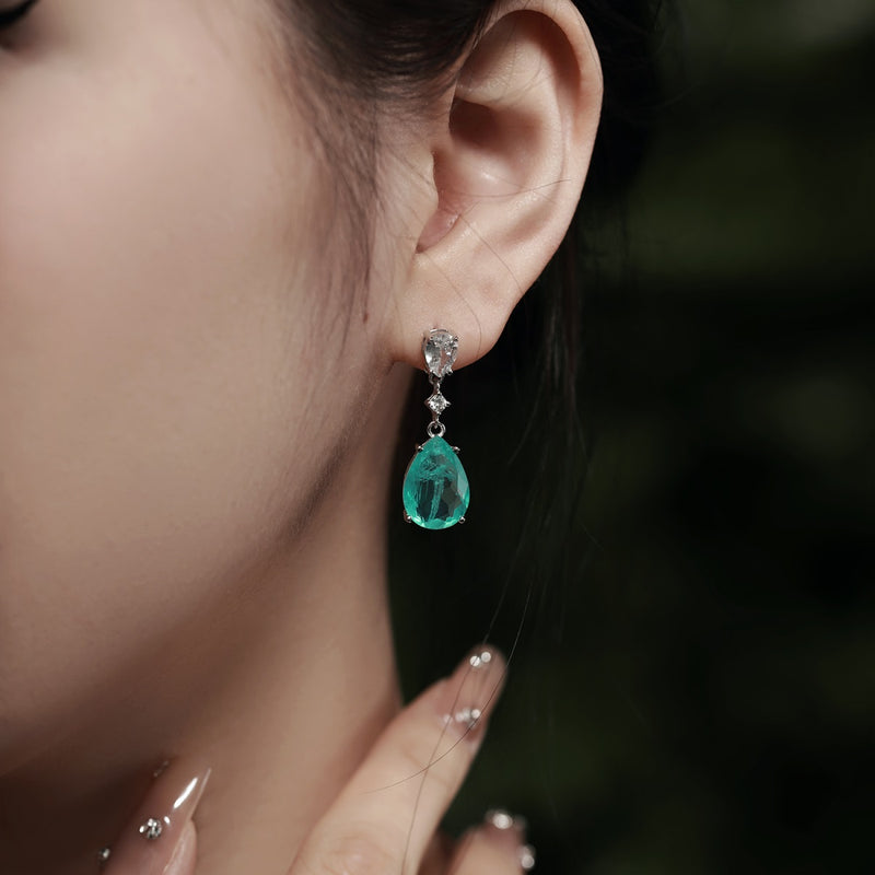 Paraiba Glow Drop Earrings