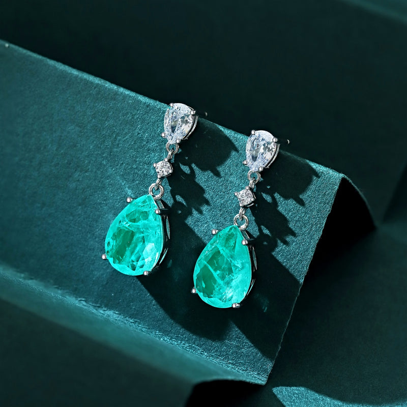 Paraiba Glow Drop Earrings