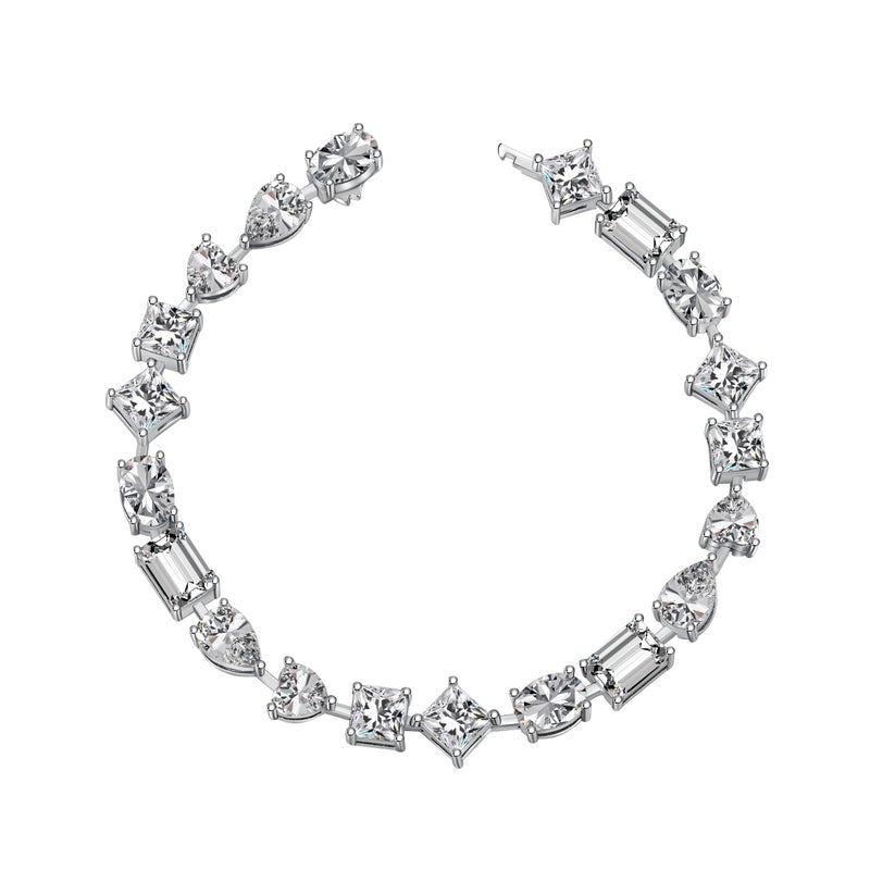 Multi-Cut Zircon Elegance Bracelet