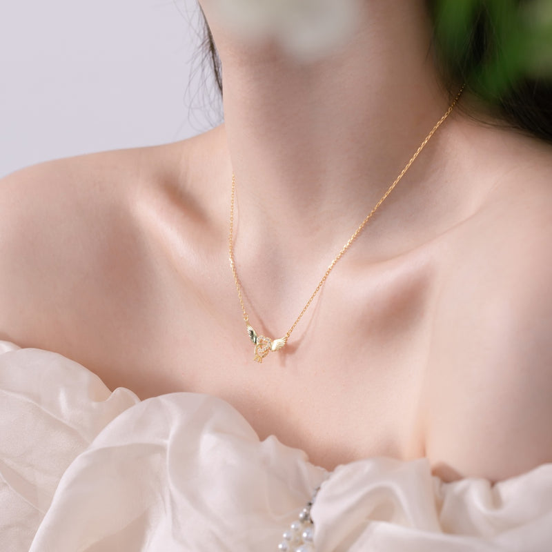 Celestial Knot Heart Necklace