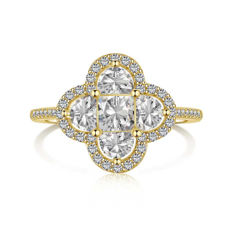 Luminous Square Cluster Ring