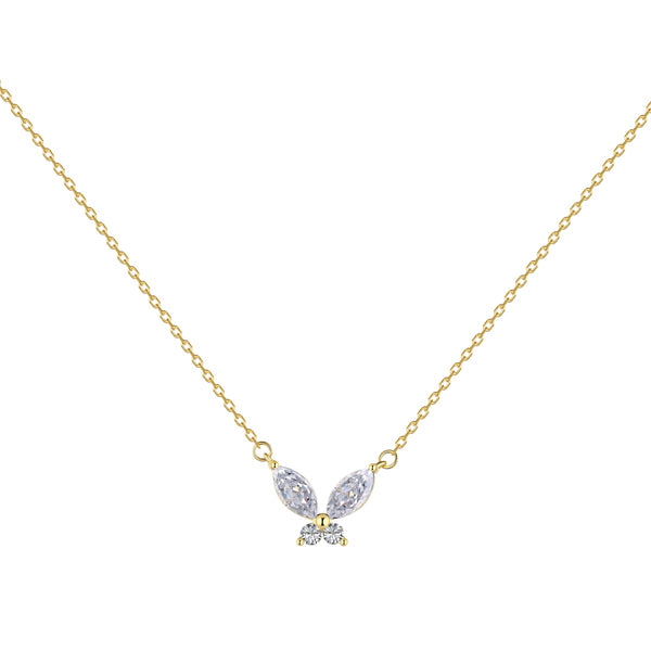 Marquise Butterfly Zircon Necklace