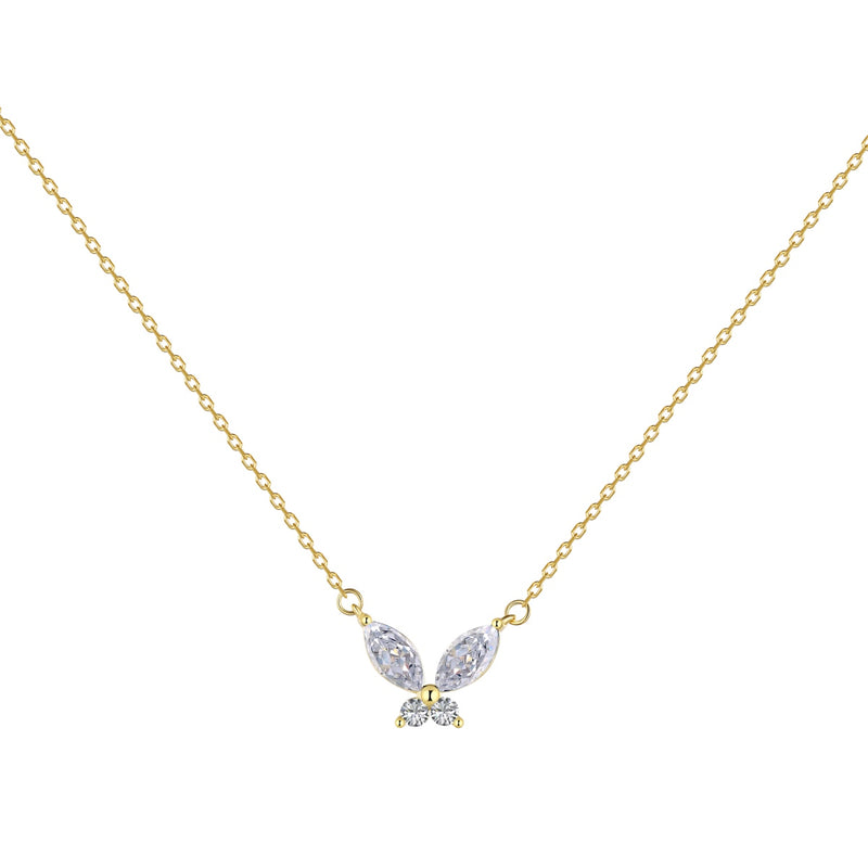 Marquise Butterfly Zircon Necklace