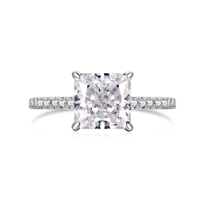 Radiant Square Elegance Ring