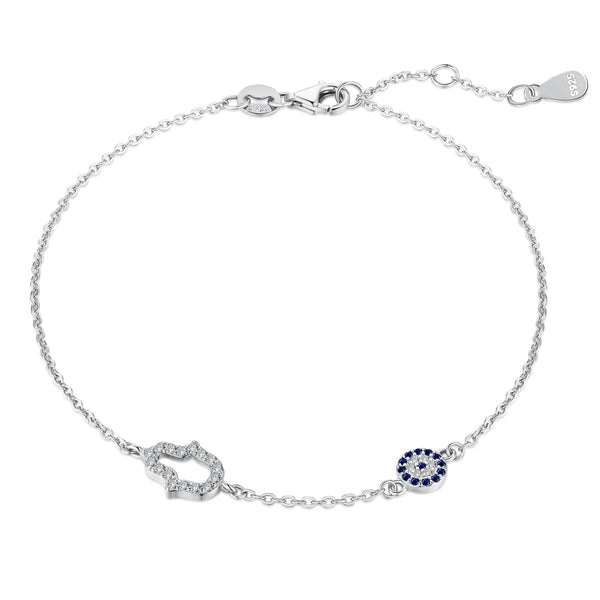 Hamsa Sapphire Protection Bracelet