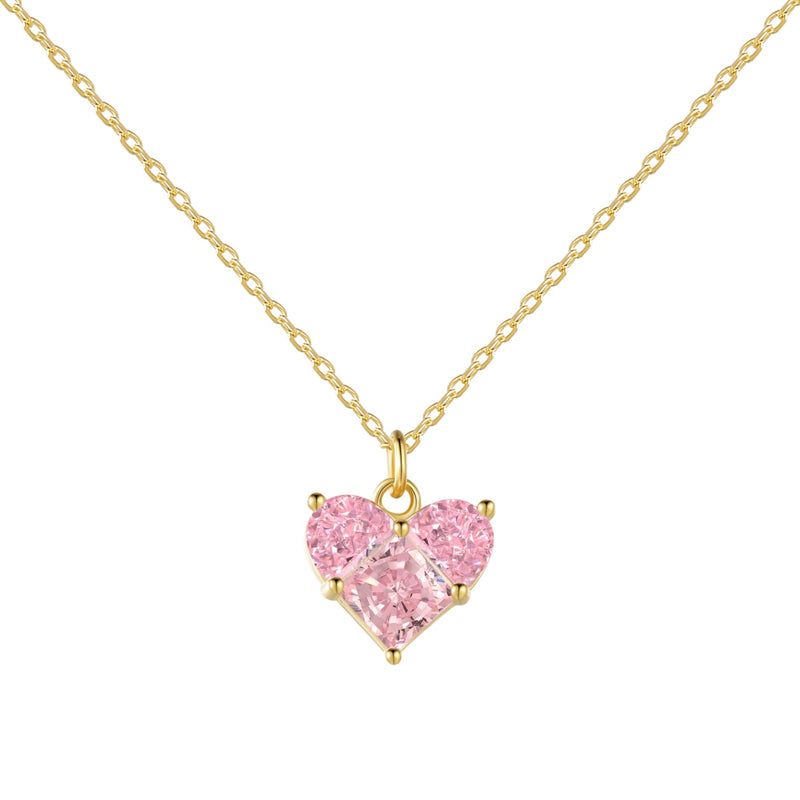 Golden Heartfire Necklace