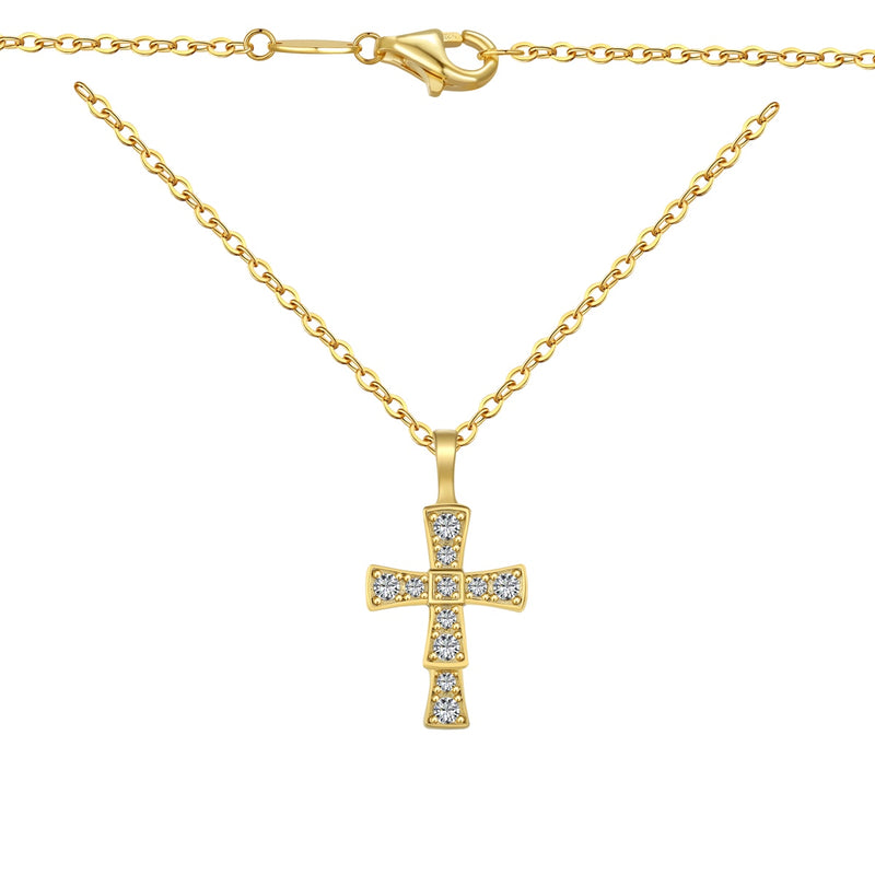 Radiant Cross Necklace