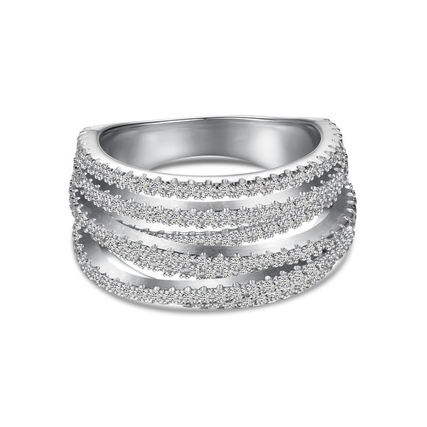 Elegance Multi-Band Ring