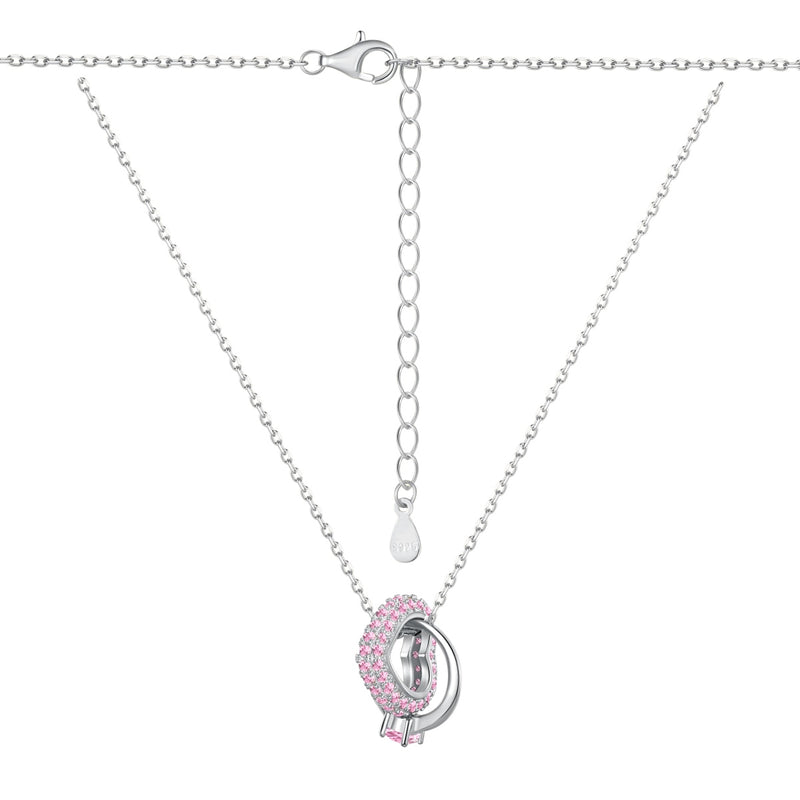 Pink Orbit Necklace