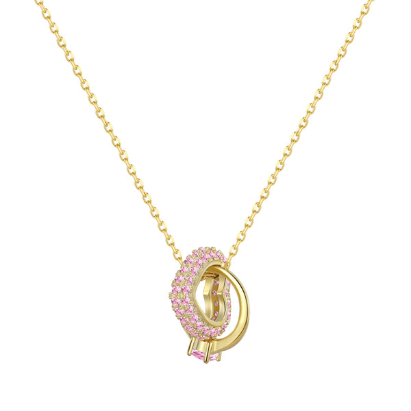 Pink Orbit Necklace