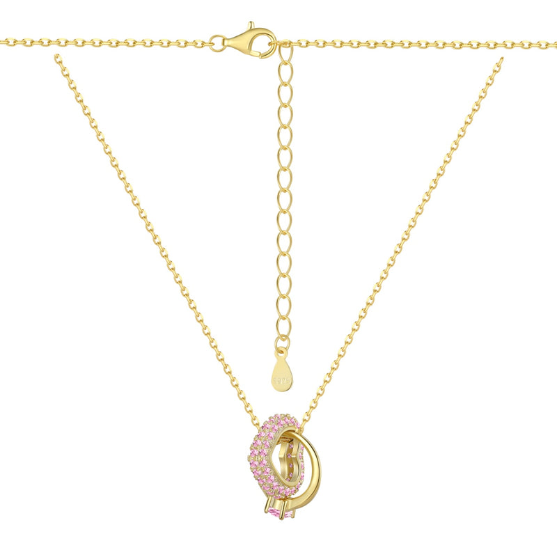 Pink Orbit Necklace