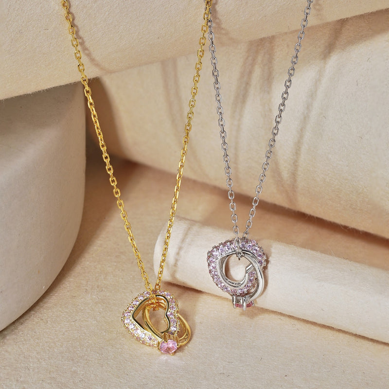 Pink Orbit Necklace