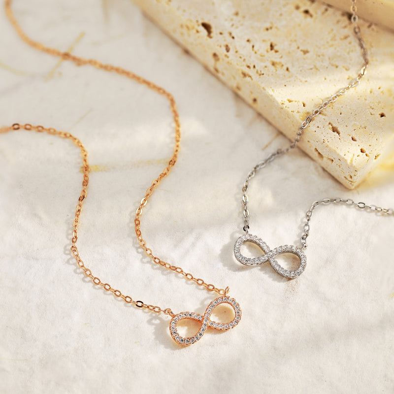 Eternal Spark Infinity Necklace