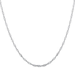 Silver Twist Necklace