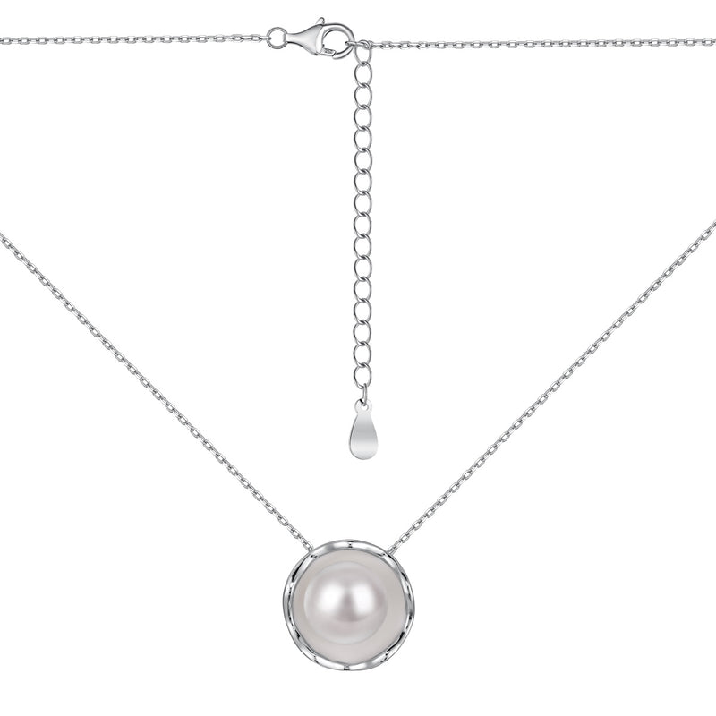 Lunar Glow Pearl Necklace