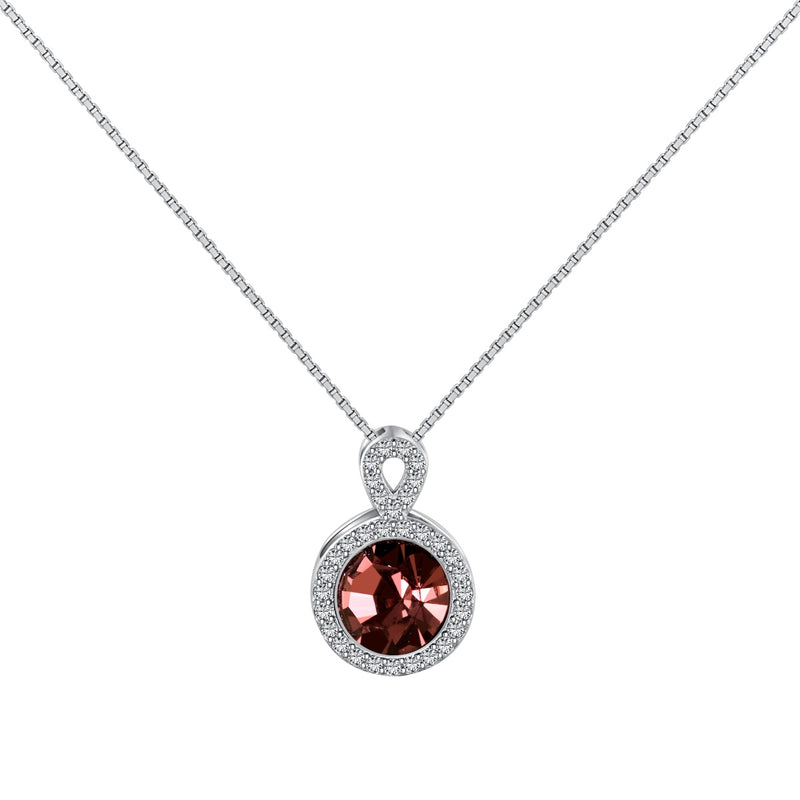 Radiant Ruby Loop Necklace