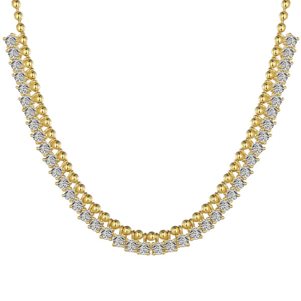 Golden Cascade Necklace